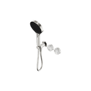 Serenity Shower System Arabescato Corchia Handle And Serenity Hand Shower Brushed Nickel gallery detail image