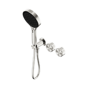 Serenity Shower System Metal Handle And Serenity Hand Shower Brushed Nickel gallery detail image