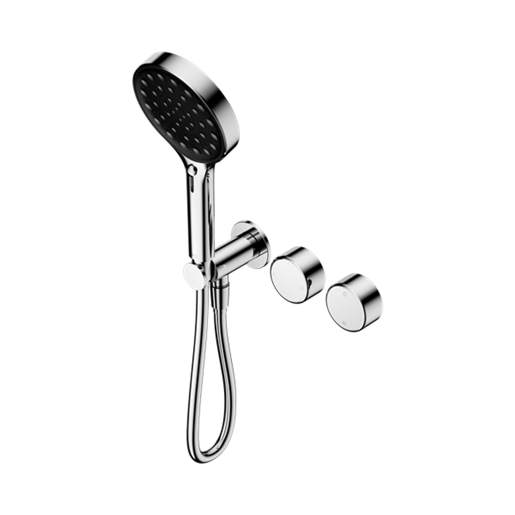 Serenity Shower System Metal Handle And Serenity Hand Shower Chrome gallery detail image