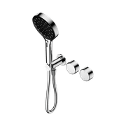 Serenity Shower System Metal Handle And Serenity Hand Shower Chrome gallery detail image