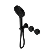 Serenity Shower System Metal Handle And Serenity Hand Shower Matte Black gallery detail image