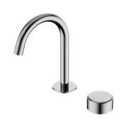 Serenity Basin Mixer Arc Spout Metal Handle Chrome gallery detail image