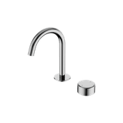 Serenity Basin Mixer Arc Spout Metal Handle Chrome gallery detail image