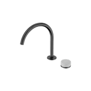 Serenity Bath/Kitchen Mixer Arc Spout Carrara Handle Gun Metal gallery detail image