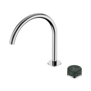 Serenity Bath/Kitchen Mixer Arc Spout Verde Alpi Handle Chrome gallery detail image