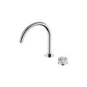 Serenity Bath/Kitchen Mixer Arc Spout Arabescato Corchia Handle Chrome gallery detail image