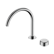 Serenity Bath/Kitchen Mixer Arc Spout Metal Handle Chrome gallery detail image
