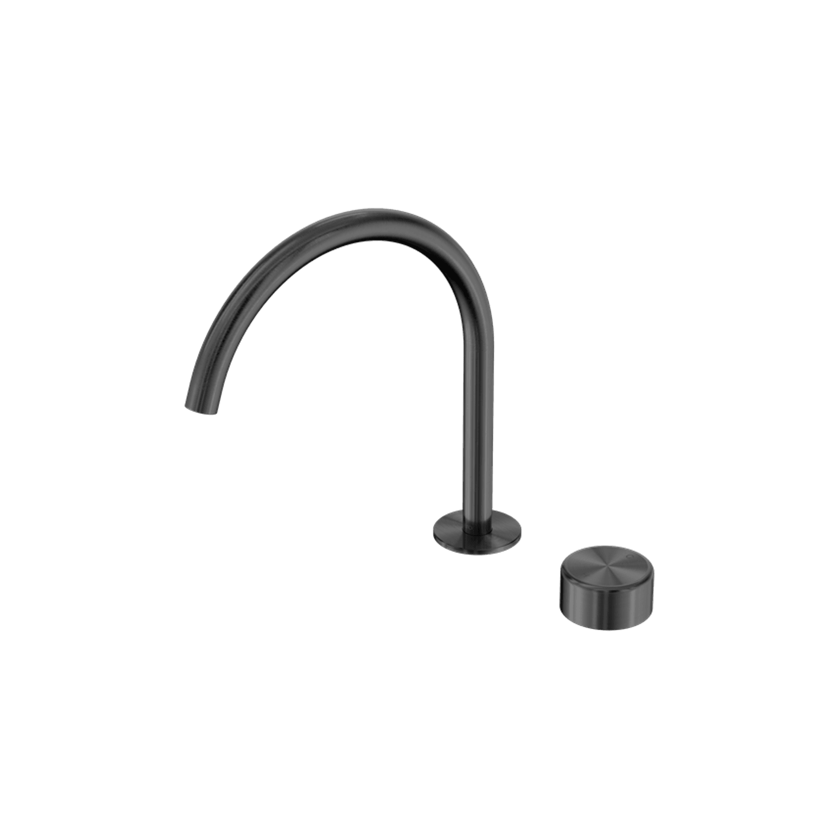 Serenity Bath/Kitchen Mixer Arc Spout Metal Handle Gun Metal gallery detail image