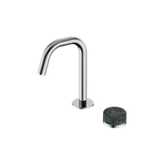 Serenity Basin Mixer Edge Spout Verde Alpi Handle Chrome gallery detail image