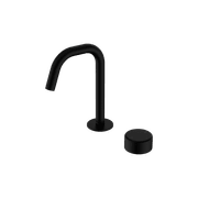 Serenity Basin Mixer Edge Spout Metal Handle Matte Black gallery detail image