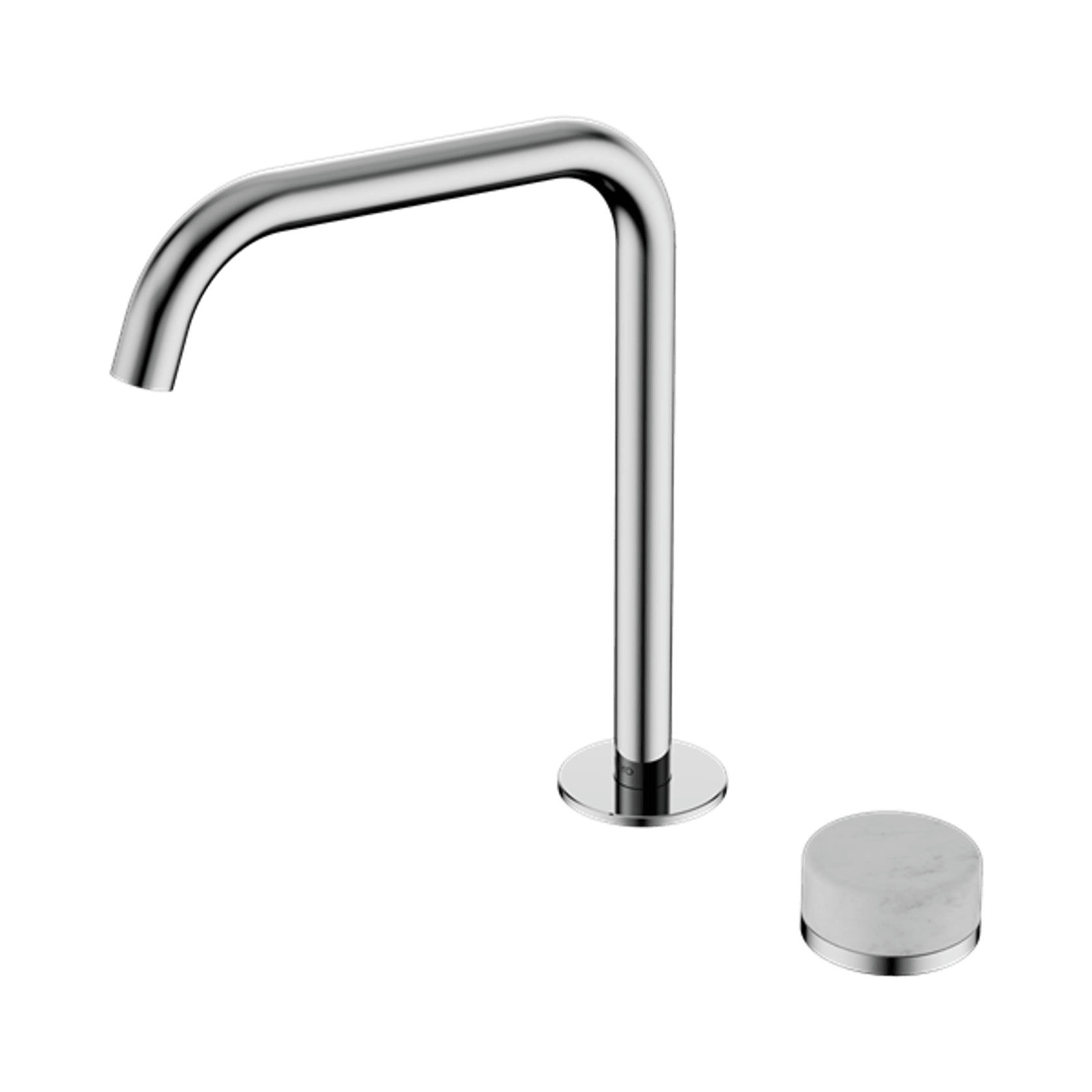 Serenity Bath/Kitchen Mixer Edge Spout Carrara Handle Chrome gallery detail image