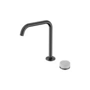 Serenity Bath/Kitchen Mixer Edge Spout Carrara Handle Gun Metal gallery detail image