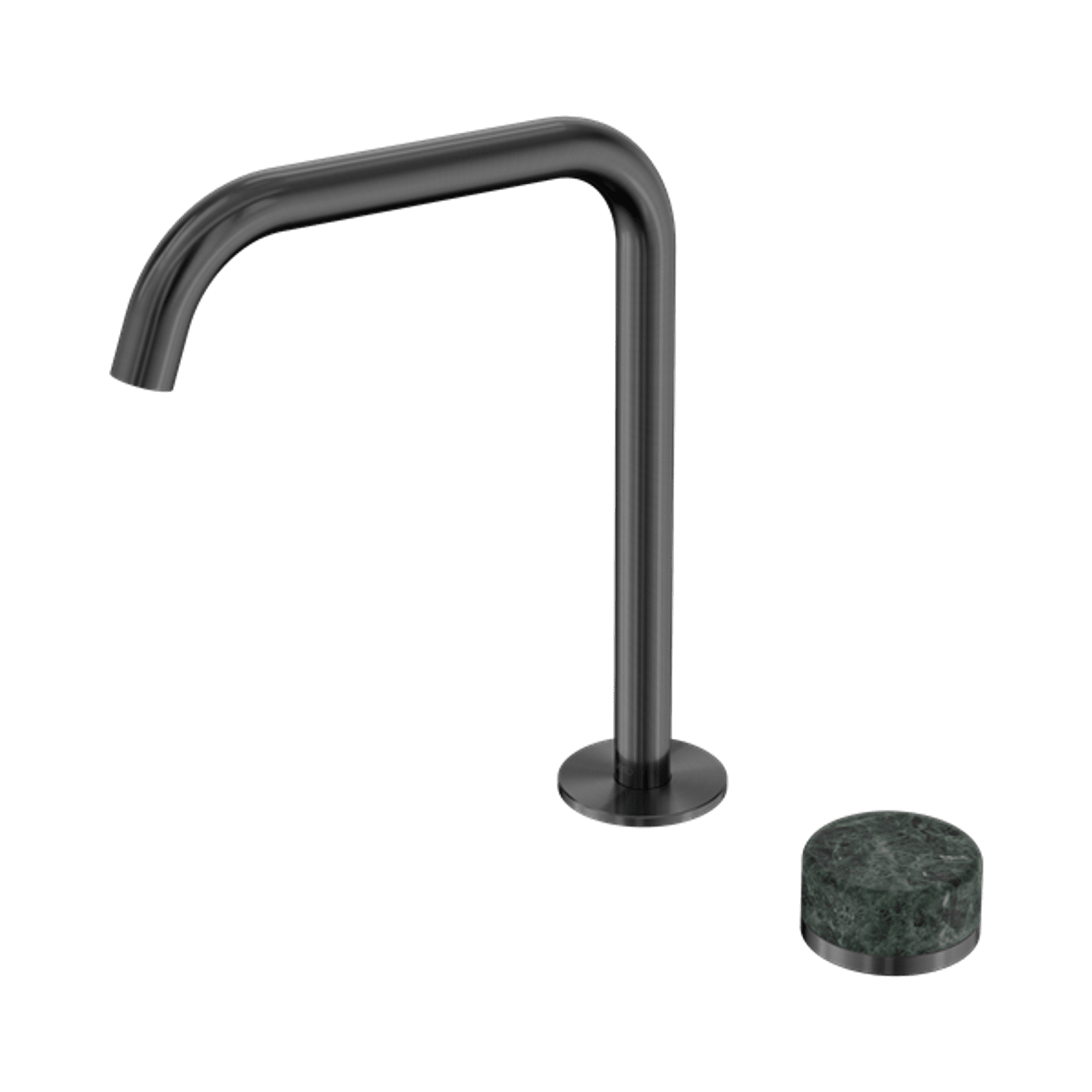 Serenity Bath/Kitchen Mixer Edge Spout Verde Alpi Handle Gun Metal gallery detail image