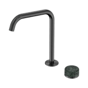 Serenity Bath/Kitchen Mixer Edge Spout Verde Alpi Handle Gun Metal gallery detail image