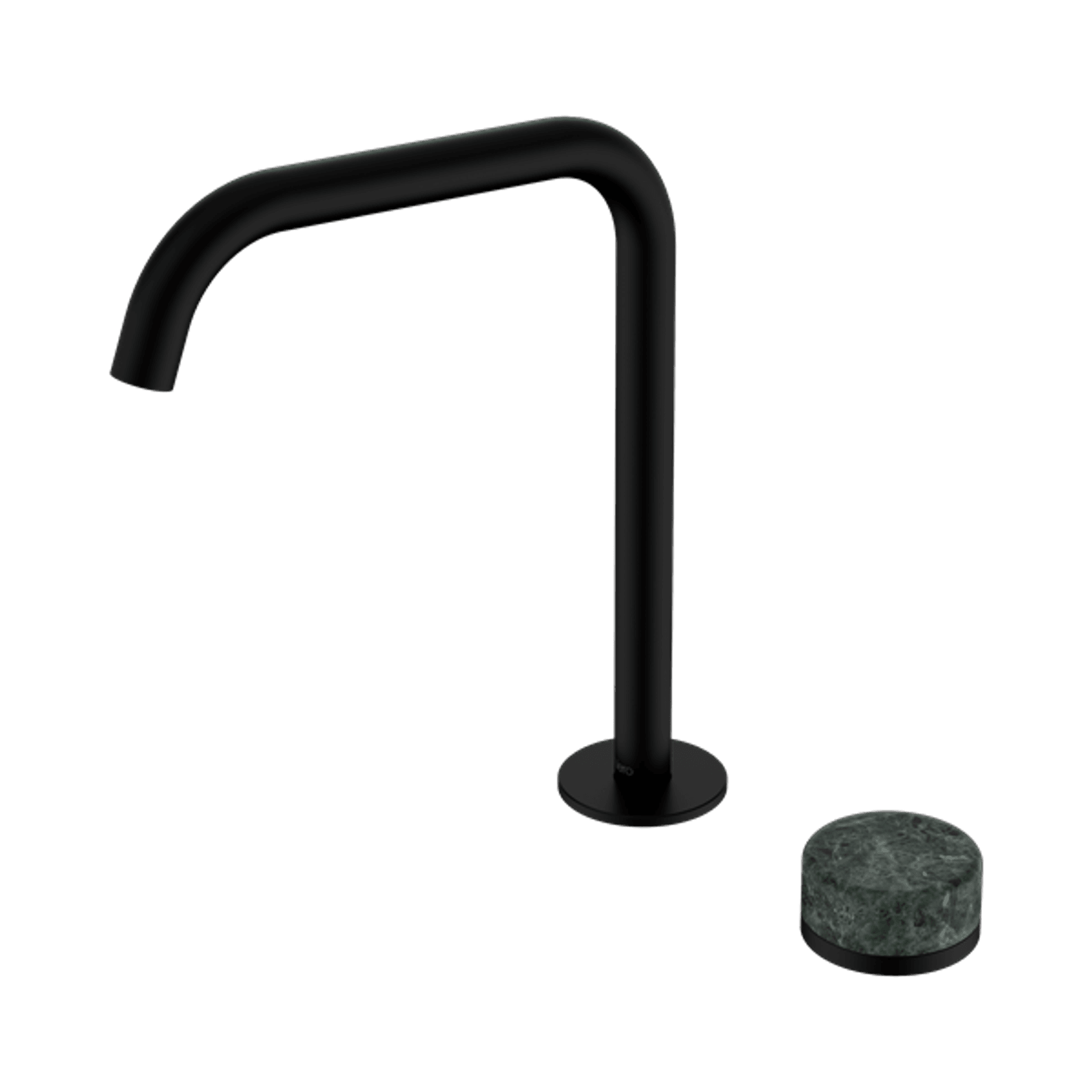 Serenity Bath/Kitchen Mixer Edge Spout Verde Alpi Handle Matte Black gallery detail image