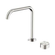 Serenity Bath/Kitchen Mixer Edge Spout Metal Handle Brushed Nickel gallery detail image