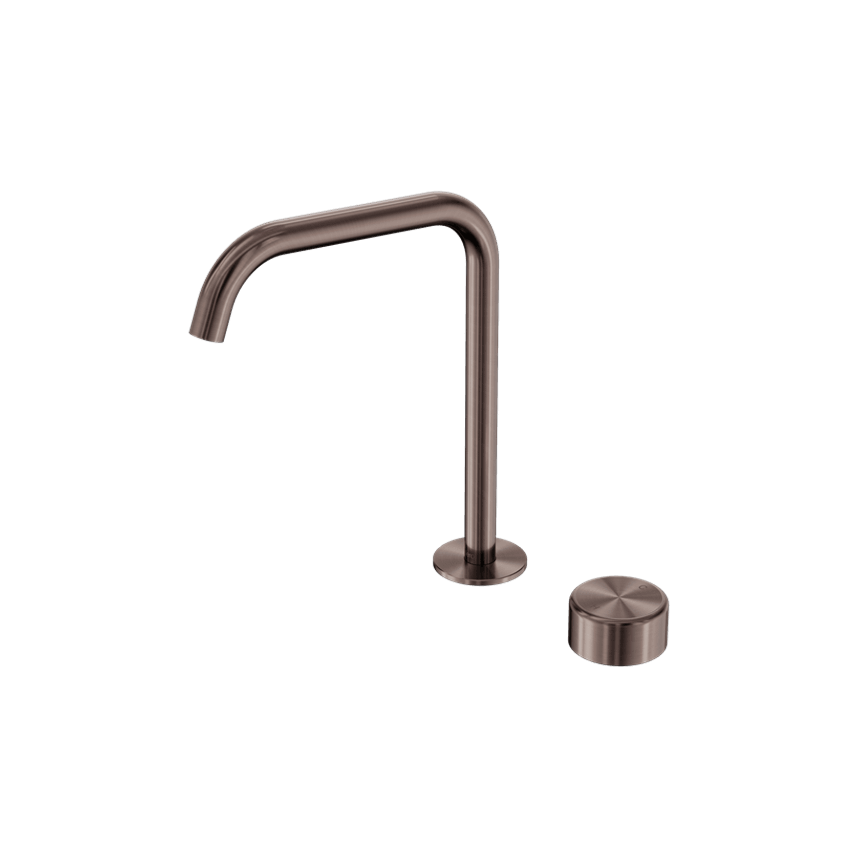 Serenity Bath/Kitchen Mixer Edge Spout Metal Handle Brushed Bronze gallery detail image