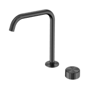 Serenity Bath/Kitchen Mixer Edge Spout Metal Handle Gun Metal gallery detail image