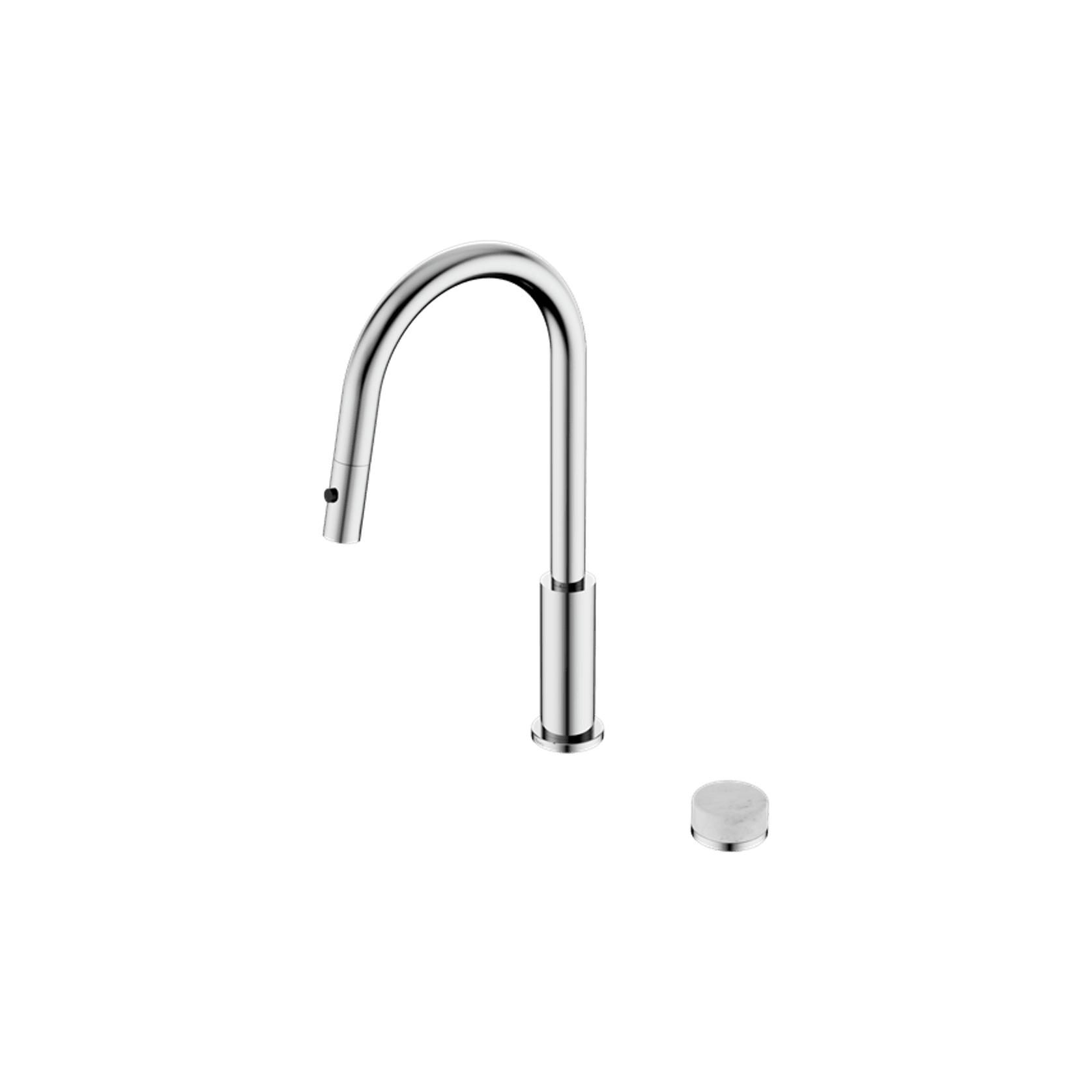 Serenity pull out kitchen Set Carrara Handle Chrome gallery detail image