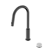 Serenity pull out kitchen Set Carrara Handle Gun Metal gallery detail image