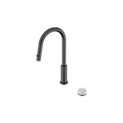 Serenity pull out kitchen Set Carrara Handle Gun Metal gallery detail image