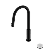 Serenity pull out kitchen Set Carrara Handle Matte Black gallery detail image