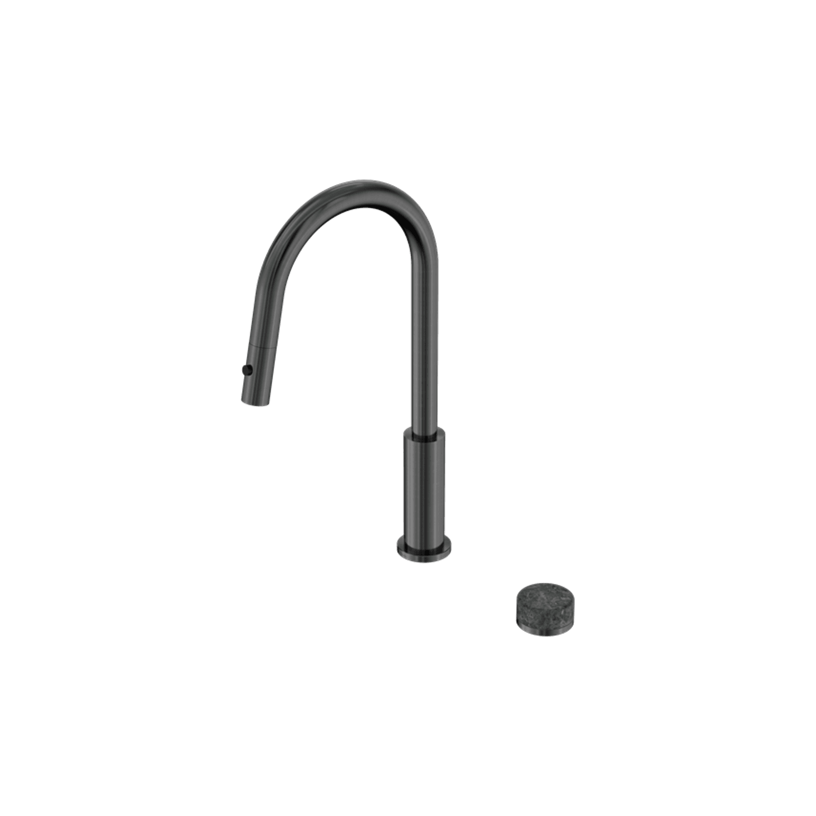 Serenity pull out kitchen Set Verde Alpi Handle Gun Metal gallery detail image