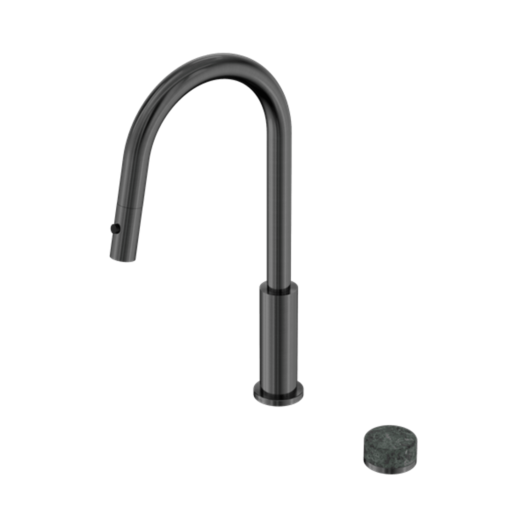 Serenity pull out kitchen Set Verde Alpi Handle Gun Metal gallery detail image