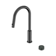 Serenity pull out kitchen Set Verde Alpi Handle Gun Metal gallery detail image