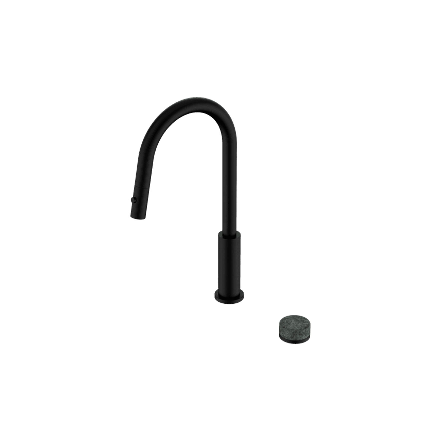 Serenity pull out kitchen Set Verde Alpi Handle Matte Black gallery detail image