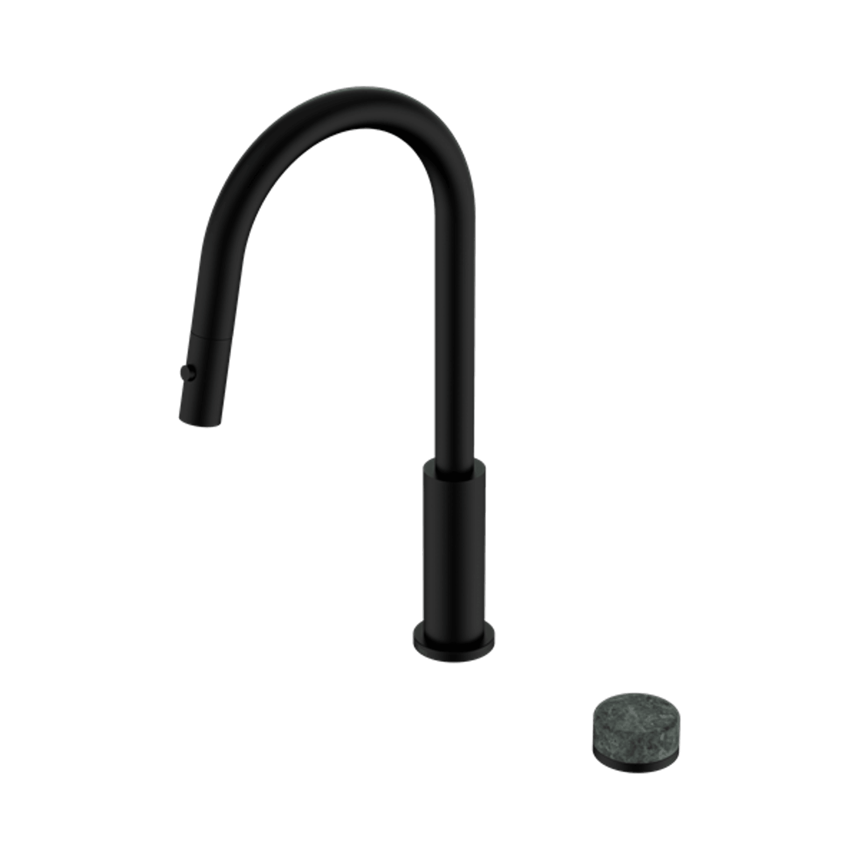 Serenity pull out kitchen Set Verde Alpi Handle Matte Black gallery detail image