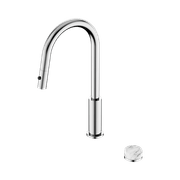 Serenity pull out kitchen Set Arabescato Corchia Handle Chrome gallery detail image