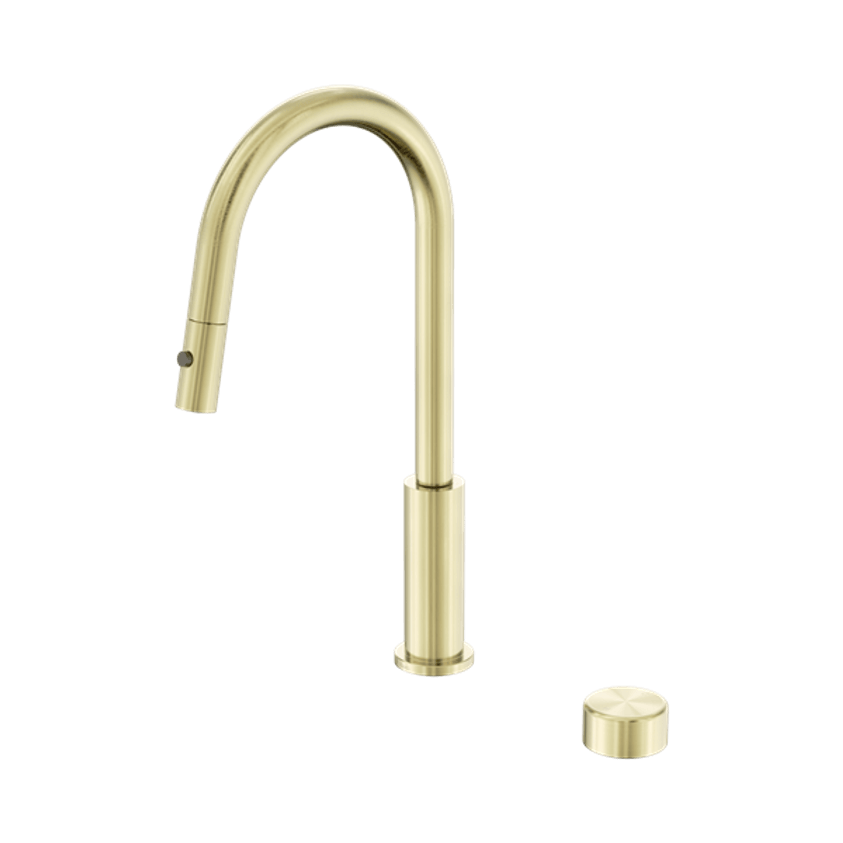 Serenity pull out kitchen Set Metal Handle Brushed Gold gallery detail image