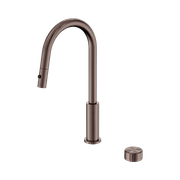 Serenity pull out kitchen Set Metal Handle Brushed Bronze gallery detail image