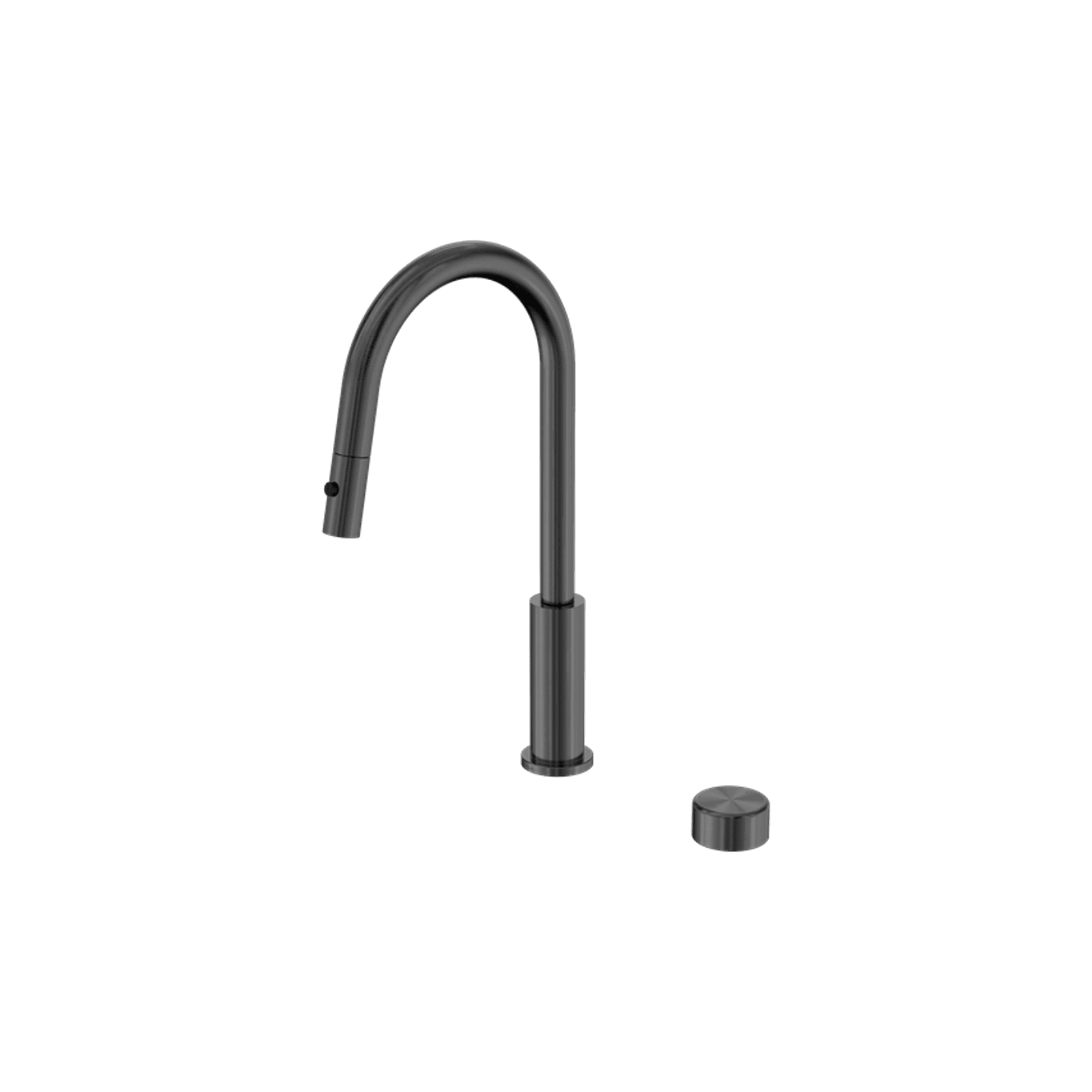 Serenity pull out kitchen Set Metal Handle Gun Metal gallery detail image