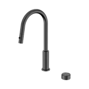 Serenity pull out kitchen Set Metal Handle Gun Metal gallery detail image