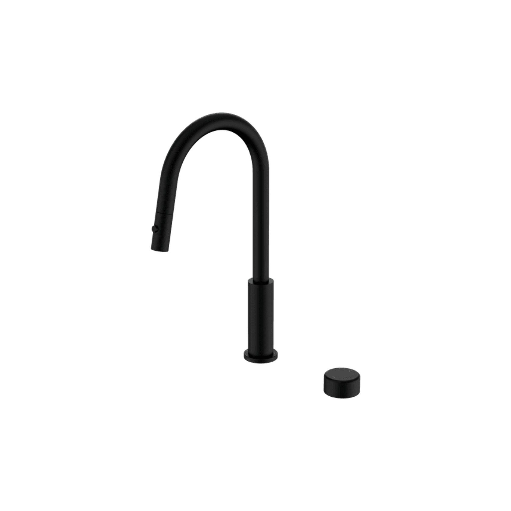 Serenity pull out kitchen Set Metal Handle Matte Black gallery detail image