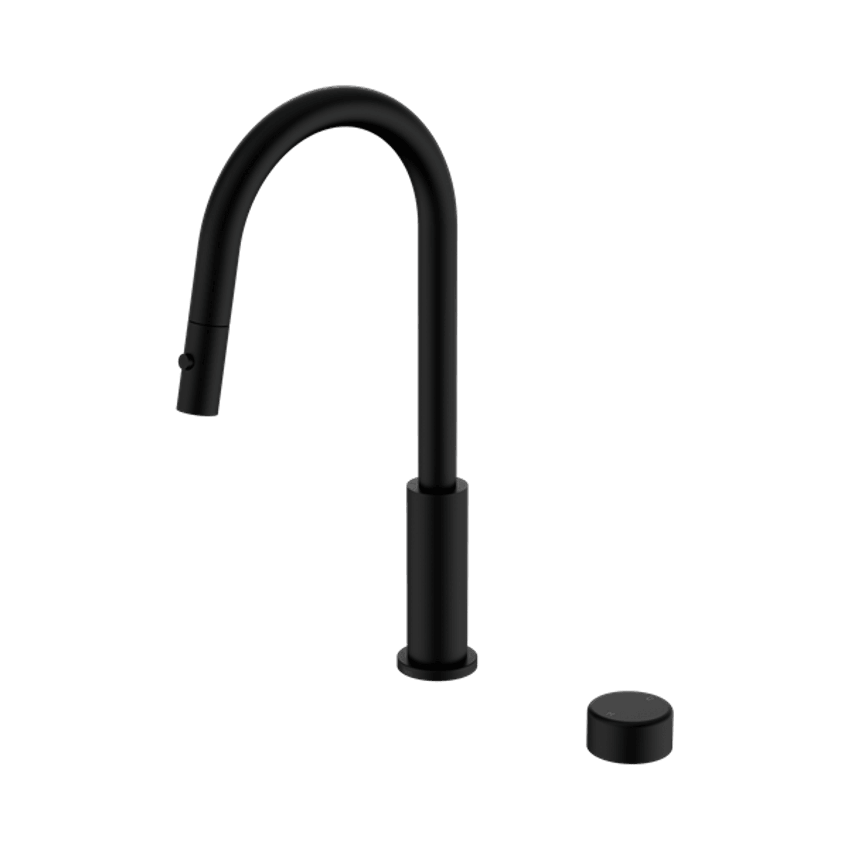 Serenity pull out kitchen Set Metal Handle Matte Black gallery detail image