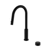 Serenity pull out kitchen Set Metal Handle Matte Black gallery detail image