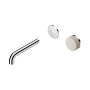 Serenity Wall Basin Mixer 160mm Spout Rome Travertine Handle Chrome gallery detail image