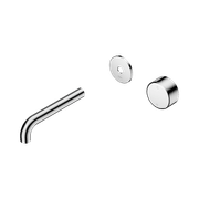 Serenity Wall Basin Mixer 160mm Spout Metal Handle Chrome gallery detail image