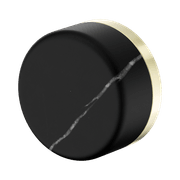 Serenity Shower Mixer Marquina Black Handle Brushed Gold gallery detail image