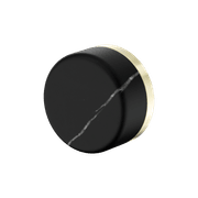 Serenity Shower Mixer Marquina Black Handle Brushed Gold gallery detail image