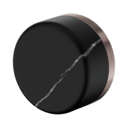 Serenity Shower Mixer Marquina Black Handle Brushed Bronze gallery detail image