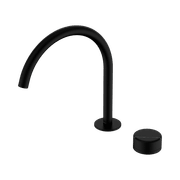 Serenity Bath/Kitchen Mixer Arc Spout Marquina Black Handle Matte Black gallery detail image