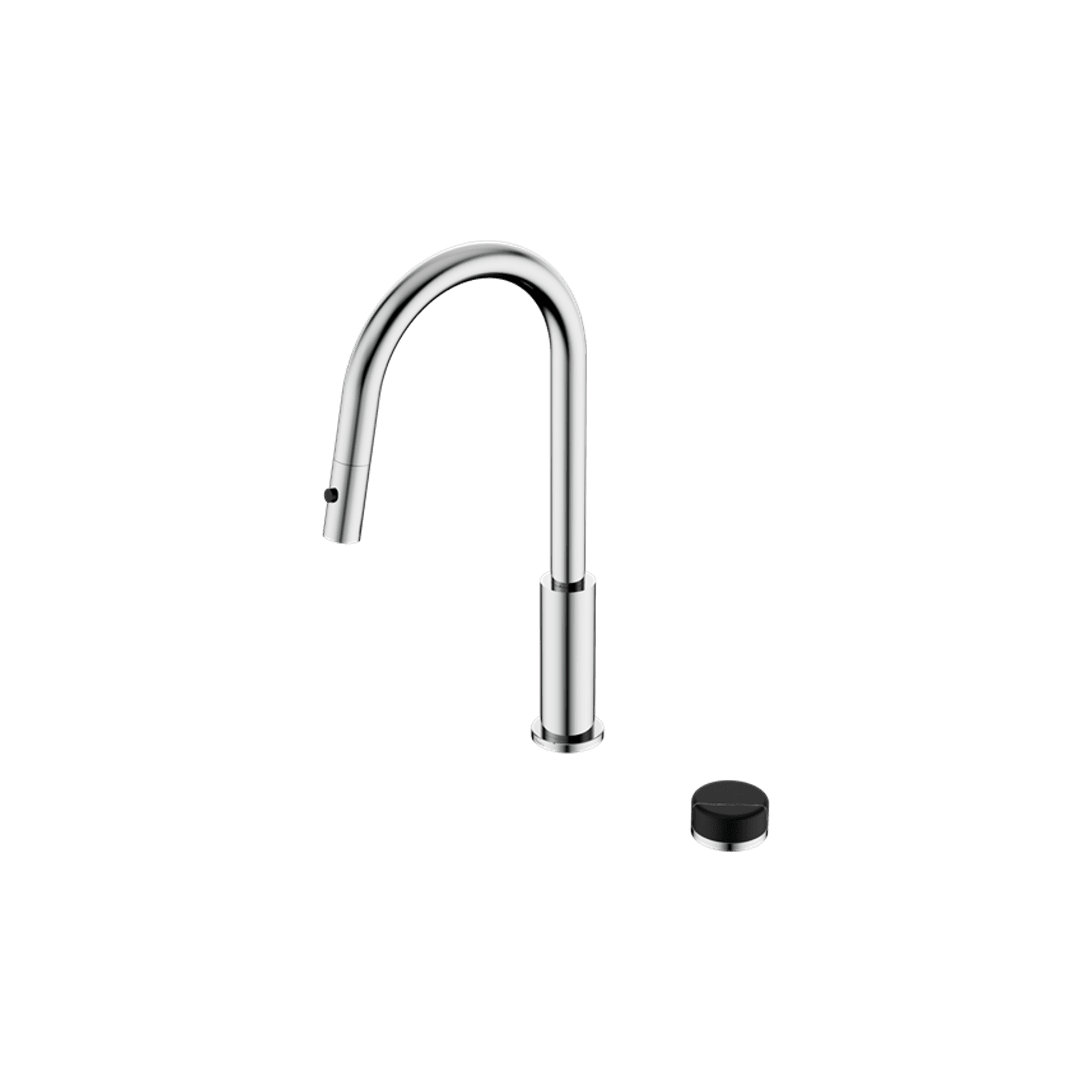 Serenity pull out kitchen Set Marquina Black Handle Chrome gallery detail image