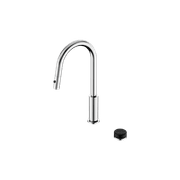 Serenity pull out kitchen Set Marquina Black Handle Chrome gallery detail image