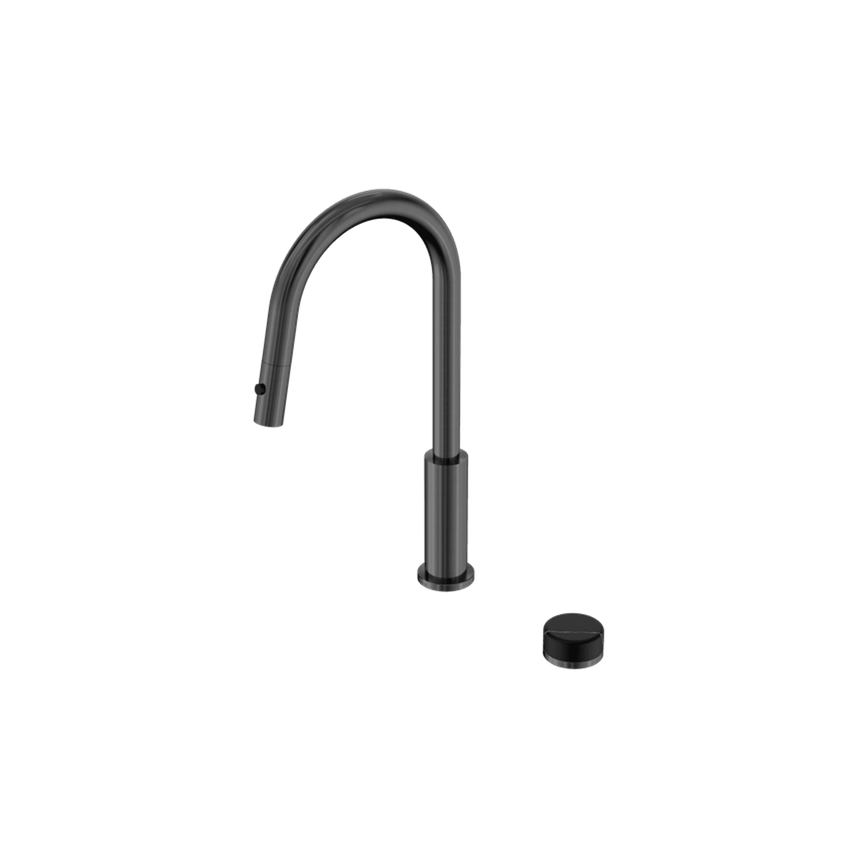 Serenity pull out kitchen Set Marquina Black Handle Gun Metal gallery detail image