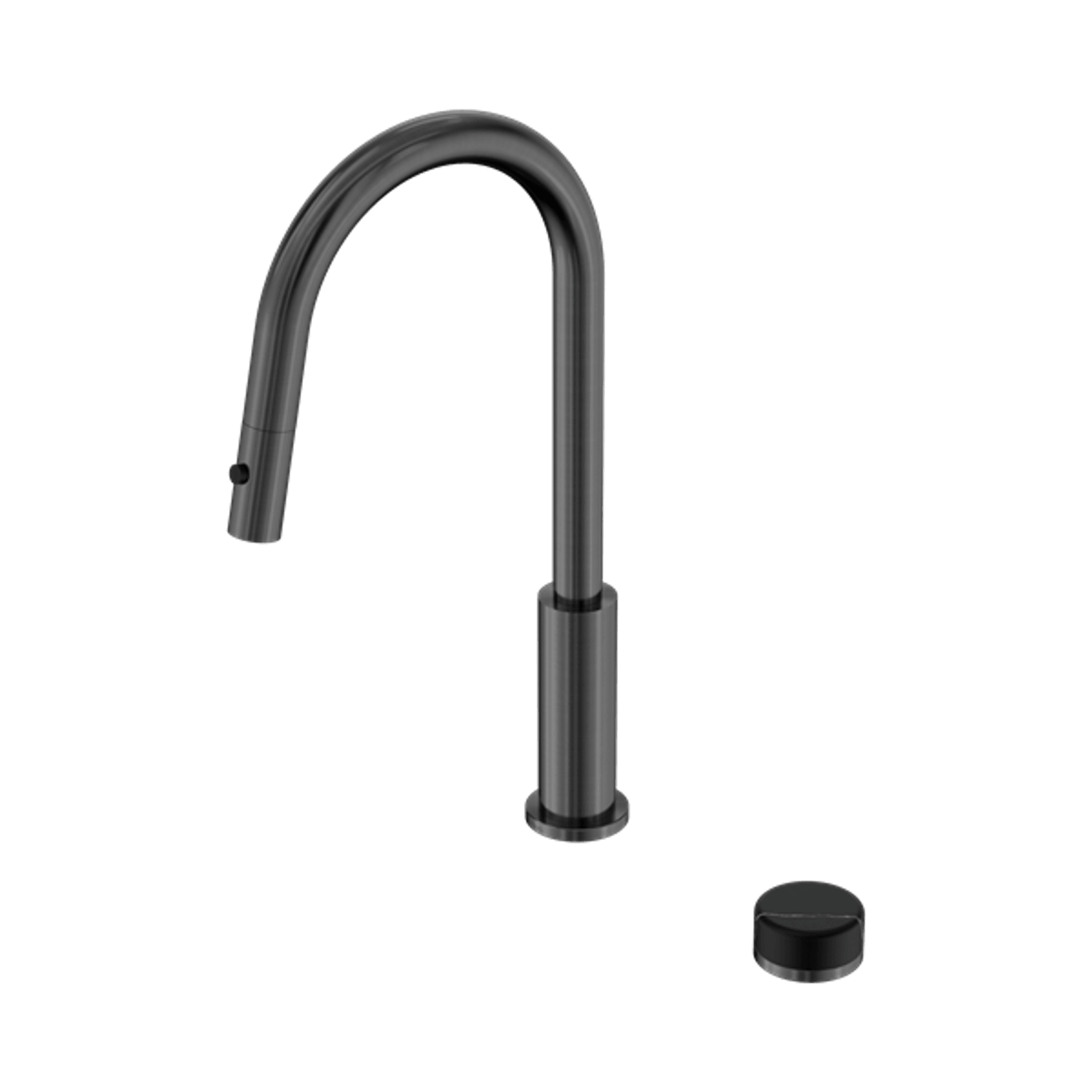 Serenity pull out kitchen Set Marquina Black Handle Gun Metal gallery detail image