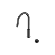 Serenity pull out kitchen Set Marquina Black Handle Gun Metal gallery detail image